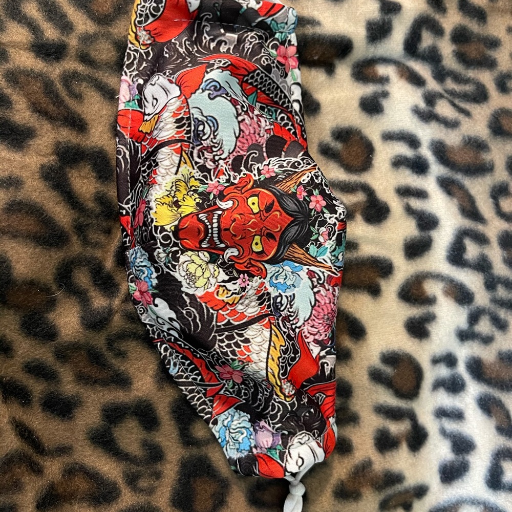 Tattoo Flash Art Mask one size Adjustable